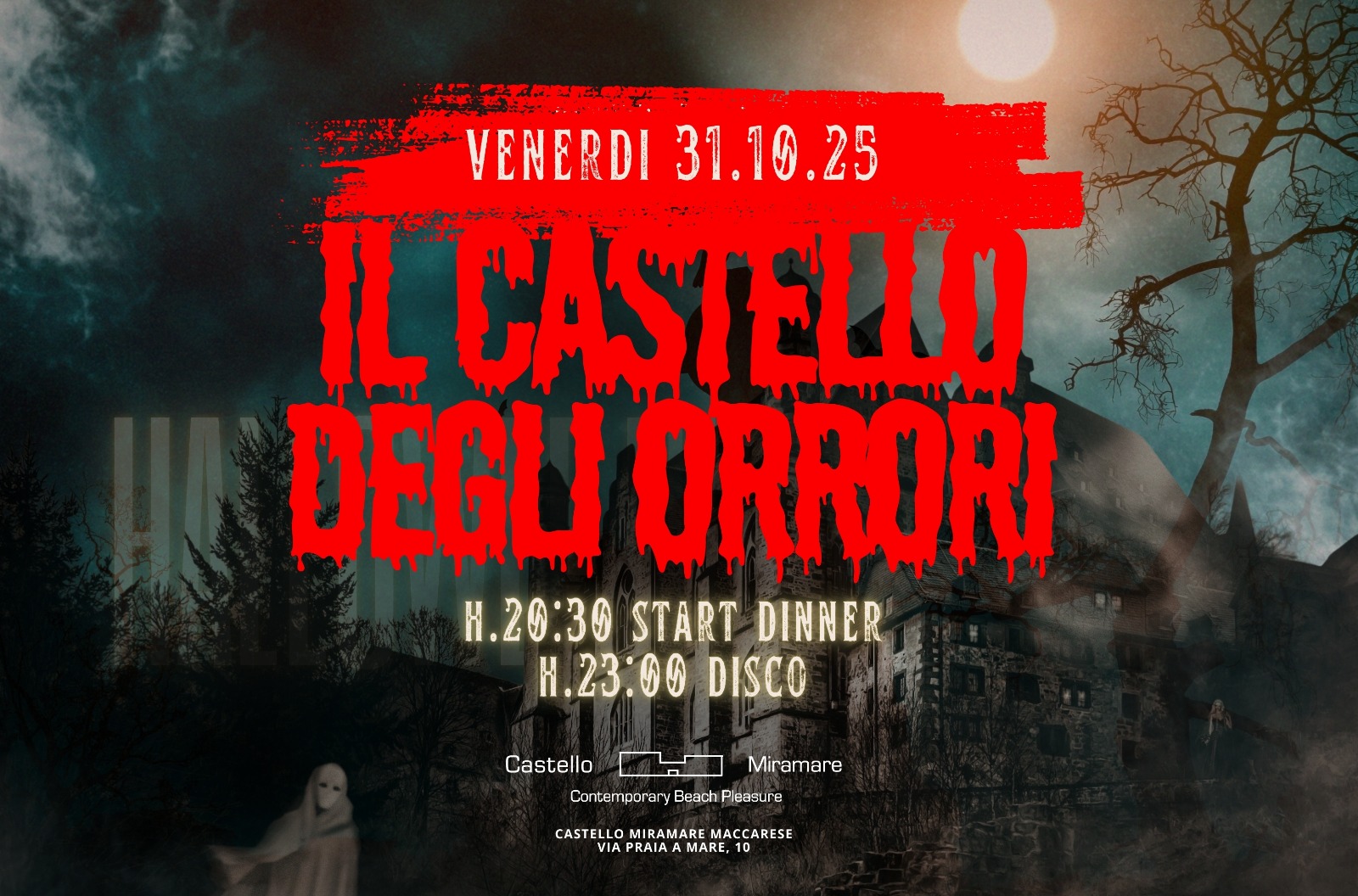 HALLOWEEN AL CASTELLO MIRAMARE MACCARESE 2025