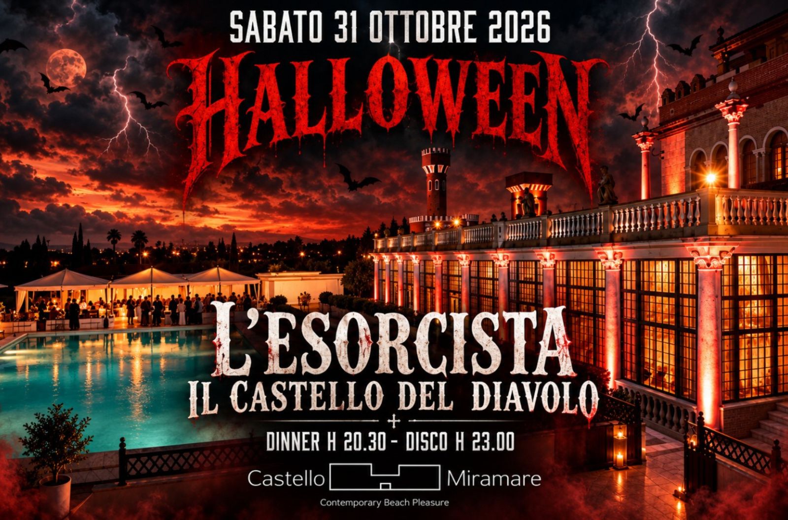 HALLOWEEN AL CASTELLO MIRAMARE MACCARESE 2026